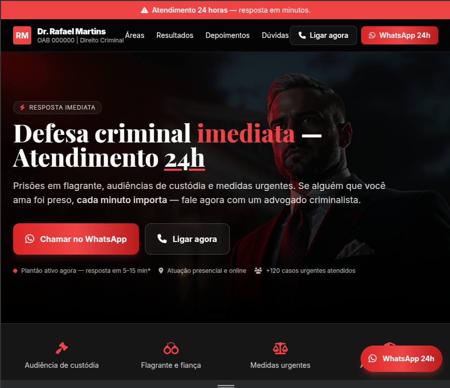 Layout — Serviço Jurídico