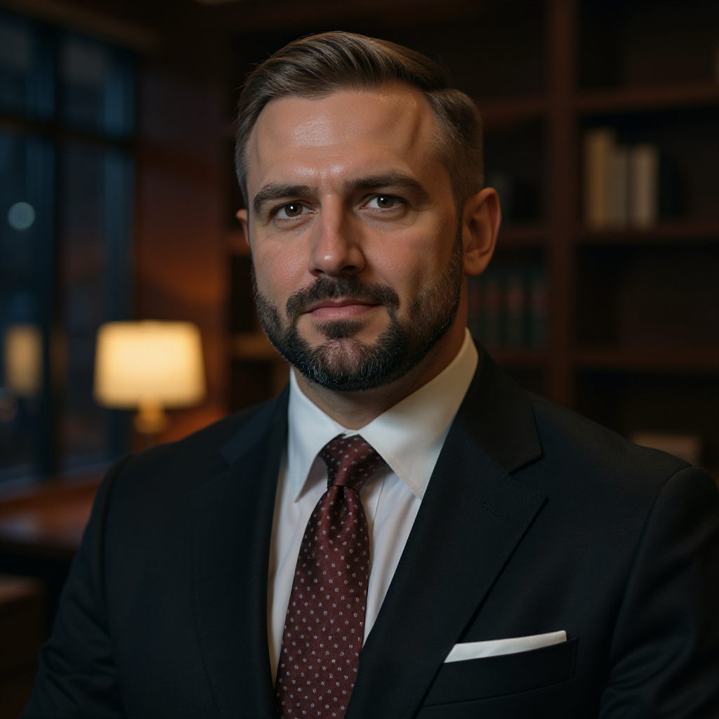 Retrato profissional do advogado